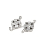 Brass Connector Charms KK-H078-28P-2