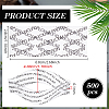 Plastic Heat Shrink Film AJEW-WH0410-115-2