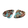 Synthetic Aqua Terra Jasper Pendants G-S329-056-4