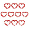 10Pcs Spray Painted Alloy Pendants FIND-TA0010-47A-3
