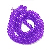 Baking Paint Imitation Jade Glass Round Bead Strands X1-DGLA-Q021-8mm-27-2