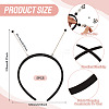 Cloth and Plastic Hair Bands OHAR-TAC0020-01J-4