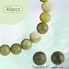 46Pcs Natural Taiwan Jade Beads G-SC0003-59-2