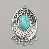 Synthetic Turquoise Chandelier Component Links FIND-TAC0011-49B-AS-1