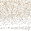 400Pcs 10 Styles ABS Plastic Imitation Pearl Beads KY-PH0002-06-7