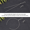 12Pcs 2 Style Adjustable 304 Stainless Steel Bracelet Making MAK-UN0001-22-4