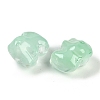 Spray Painted Glass Beads GLAA-Z007-04F-2