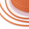 Round Waxed Polyester Cord YC-G006-01-1.0mm-07-2