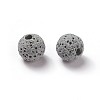 Unwaxed Natural Lava Rock Beads G-F325-8mm-A12-2