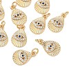 SHEGRACE Brass Cubic Zirconia Pendants XGRQ3K169-533G-1