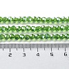 Electroplate Glass Bead Strands EGLA-R015-4mm-14-2