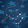 80Pcs 2 Colors Brass Charms KK-FH0003-73-4