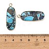 Dyed Synthetic Imperial Jasper Pendants GG-CBAA20A-05G-01-3