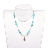 Beaded Necklaces NJEW-JN02728-05-5