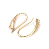 Brass Earring Hooks KK-G604-03G-2