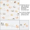 80Pcs 4 Colors 304 Stainless Steel Ear Cuff Findings STAS-UN0023-17-5