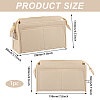 Rectangle Felt Purse Organizer Insert DIY-CO0001-11A-01-2