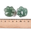 Natural Green Aventurine Cat Paw Print Figurines DJEW-N003-03H-3