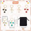 Olycraft 2 Sets Alloy Enamel Keychain KEYC-OC0001-28-2