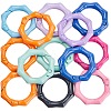 16Pcs Spray Painted Alloy Spring Gate Ring FIND-SC0012-72-1