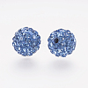 Polymer Clay Rhinestone Beads X-RB-K050-10mm-C23-2