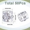 SUNNYCLUE 50Pcs Aluminum Dreadlocks Beads Hair Decoration OHAR-SC0001-03S-2