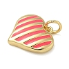 Rack Plating Brass Enamel Charms KK-K392-41G-03-2