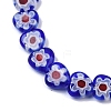 Handmade Millefiori Lampwork Beads Strands LAMP-G166-15A-3