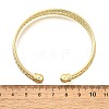 Brass Open Cuff Bangles BJEW-Z093-01G-5