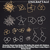 Geometric Charm Drop Earring DIY Making Kit DIY-UN0003-01-5