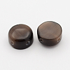 Flat Round 4-Hole Cat Eye Beads CE-D064-04-2
