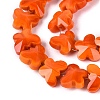 Opaque Glass Beads Strands GLAA-Q118-01B-C03-3