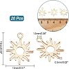 20Pcs Brass Charms FIND-FH0004-01-2