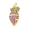 Brass Micro Pave Cubic Zirconia Pendants KK-S511-03H-G-1