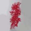 Chemical Fiber Iron Acrylic Embroidery Lace Collar LS-DIY-WH0899-291B-1