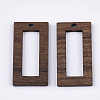 Walnut Wood Pendants WOOD-S054-22-2