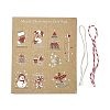 Christmas Theme Kraft Paper Tags X1-CDIS-H003-02-3