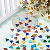 Triangle Mosaic Tiles Glass Cabochons DIY-P045-09-3