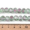 Handmade Luminous Lampwork Beads Strands LAMP-N037-01F-5