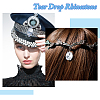 DICOSMETIC 120Pcs 12 Style Teardrop Horse Eye Square Sew on Rhinestone RGLA-DC0001-03-6