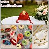 Satin Cloth Drawstring Pouches with Flower ST-CJ0048-001A-7