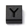 Ion Plating(IP) 304 Stainless Steel Square Slide Charms STAS-L132-21Y-B-1