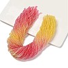 Transparent Painted Glass Beads Strands LS-DGLA-A034-T2mm-A07-1