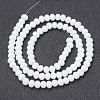 Opaque Solid Color Imitation Jade Glass Beads Strands EGLA-A044-P2mm-D01-2