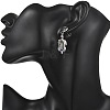 Turtle Natural Paua Shell Stud Dangle Earring EJEW-JE07138-2
