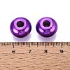 UV Plating Opaque Acrylic European Beads PACR-T017-19M-04-3