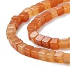 Natural Red Aventurine Beads Strands G-F631-K15-3