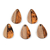 Resin & Walnut Wood Pendants RESI-S389-027A-A01-1