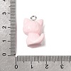 Opaque Resin Pendants RESI-F065-02-4