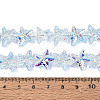 Electroplate Transparent Glass Beads Strands EGLA-Q136-01A-07-4
